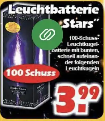 Wreesmann Leuchtbatterie Stars 100 Schuss Angebot