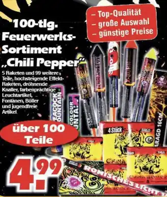 Wreesmann 100-tlg. Feuerwerks Sortiment Chili Pepper Angebot