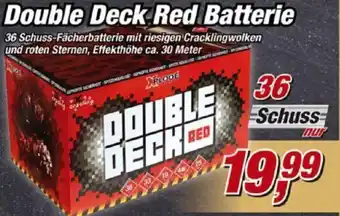 Posten Börse Double Deck Red Batterie 36 Schuss Angebot