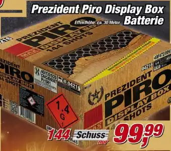 Posten Börse Prezident Piro Display Box Batterie 144 Schuss Angebot