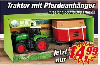 Posten Börse Traktor mit Pferdeanhänger Angebot