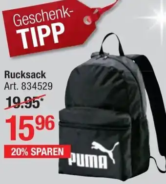 AWG Mode Puma Rucksack Angebot