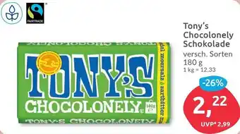 Budni Tony's Chocolonely Schokolade 180 g Angebot