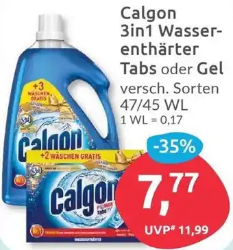 Budni Calgon 3in1 Wasserenthärter Tabs oder Gel 47/45 WL Angebot