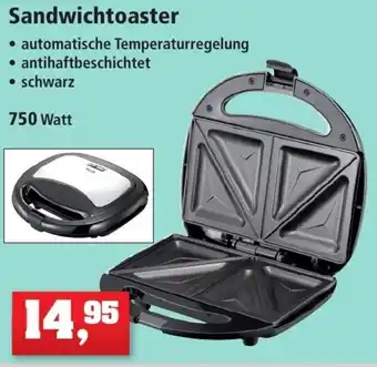 Thomas Philipps SKiVE Sandwichtoaster 750 Watt Angebot