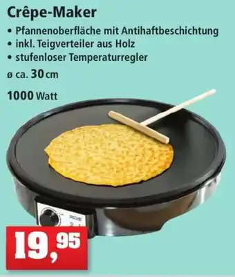 Thomas Philipps SKiVE Crêpe Maker 1000 Watt Angebot