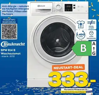 Euronics Berlet Bauknecht BPW 814 B Waschautomat Angebot