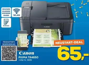 Euronics Berlet Canon Pixma TR4650 Angebot