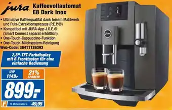 Expert jura Kaffeevollautomat E8 Dark Inox Angebot