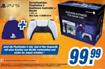 Expert PS5 Vorverkaufsbox PlayStation 5 Dual Sense Controller + Beanie Angebot