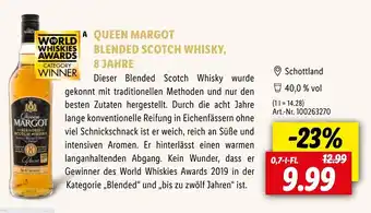 Lidl Queen Margot Blended Scotch Whisky 700ml Angebot