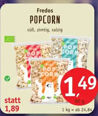 Erdkorn Biomarkt Fredos Popcorn 60g Angebot