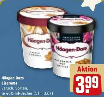 REWE Häagen Dazs Eiscreme 460 ml Becher Angebot