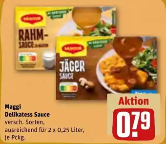 REWE Maggi Delikatess Sauce 2 x 0,25 Liter Angebot