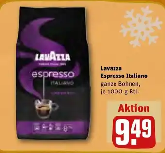 REWE Lavazza Espresso Italiano 1000 g Btl. Angebot