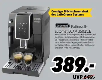 MEDIMAX DeLonghi Kaffeevollautomat Magnifika ECAM 350.15.B Angebot