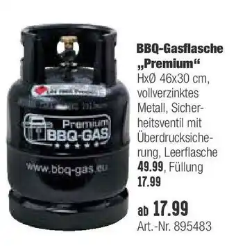 Hellweg BBQ Gasflasche Premium Angebot