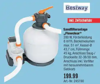 Hellweg Bestway Sandfilteranlage Flowclear Angebot