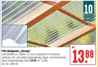 Hellweg PVC Wellplatte Strong Angebot