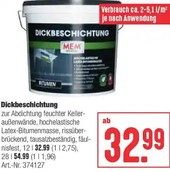Hellweg Dickbeschichtung Angebot