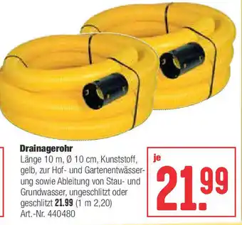 Hellweg Drainagerohr Angebot