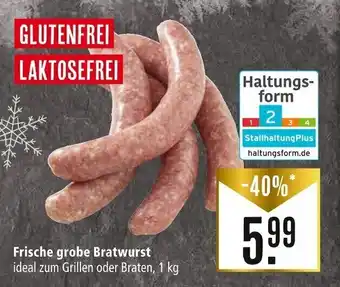 Marktkauf Frische grobe Bratwurst 1kg Angebot