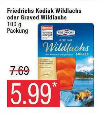 Marktkauf Friedrichs kodiak wildlachs oder graved wildlachs Angebot