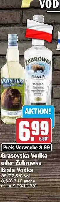 AEZ Grasovska vodka oder zubrowka biala vodka Angebot