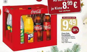 WEZ Coca cola combikiste Angebot