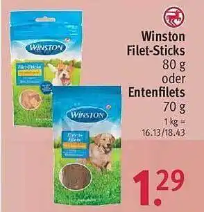 Rossmann Winston filt-sticks oder entenfilets Angebot