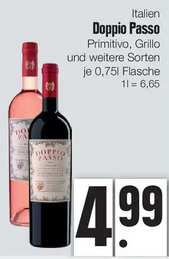 Edeka Xpress Doppio Passo Primitivo, Grillo 0,75 L Flasche Angebot