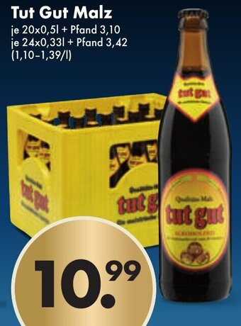 Trink und Spare Tut Gut Malz 20x0,5L/24x0,33 L Angebot