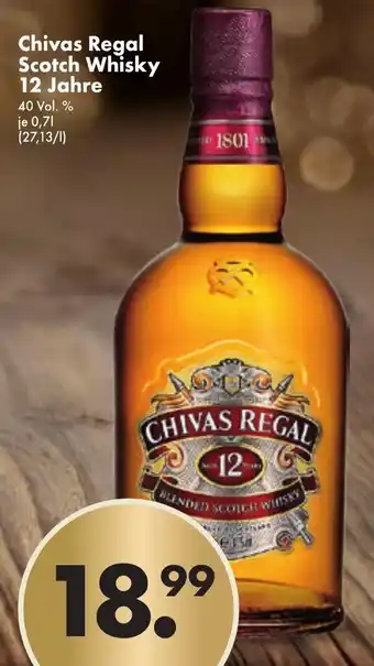 Trink und Spare Chivas Regal Scotch Whisky 12 Jahre 0,7 L Angebot