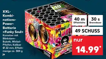 Kaufland XXL Kombinations Power Batterie Funky Soul 49 Schuss Angebot