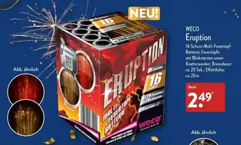 Aldi Nord Weco Eruption Angebot