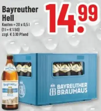 trinkgut Bayreuther Hell 20x0,5 L Angebot