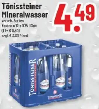trinkgut Tönissteiner Mineralwasser 12x0,75 L Glas Angebot