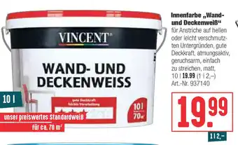 Hellweg Innenfarbe Wand und Deckenweiß Angebot