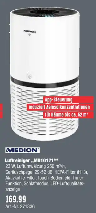 Hellweg Medion Luftreiniger MD10171 Angebot