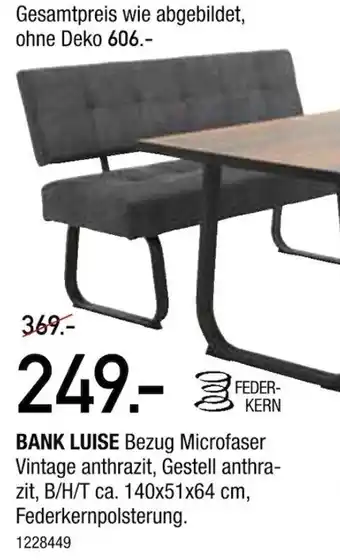 Osca Möbel Bank Luise Angebot