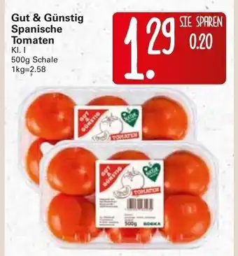 WEZ Gut & Günstig Spanische Tomaten 500g Angebot