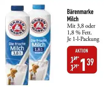 Galeria Markthalle Bärenmarke Milch 1 L Packung Angebot