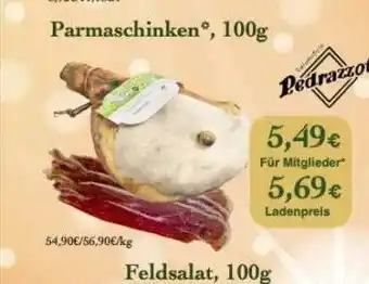 LPG Biomarkt Parmaschinken oder feldsalat Angebot