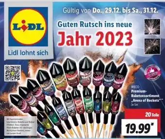 Lidl Weco premium-raketensortiment „arena of rockets“ Angebot