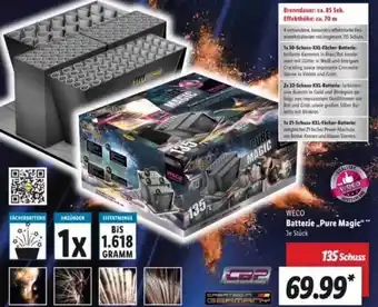 Lidl Weco batterie „pure magic“ Angebot