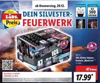 Lidl Weco xxl-fächer-salven-batterie „black ice“ Angebot