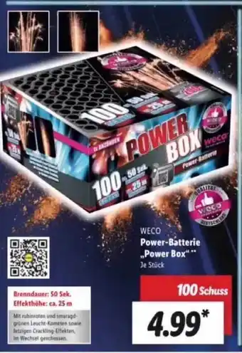 Lidl Weco power-batterie „power box“ Angebot