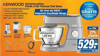 HEM Expert Kenwood küchenmaschine kvc85.314si titanium chef baker Angebot