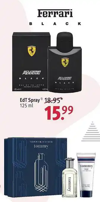 Rossmann Ferrari black edt spray Angebot