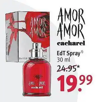 Rossmann Amor amor cacharel edt spray Angebot